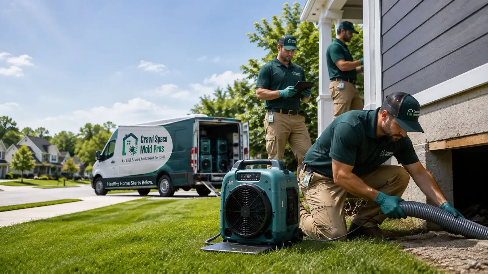 Crawl Space Mold Removal in Walnut Creek, CA